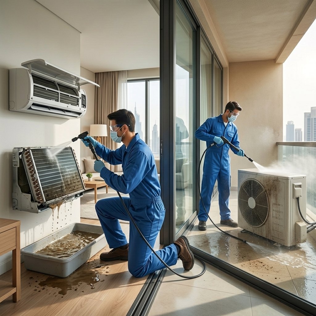 Professional AC Coil Cleaning