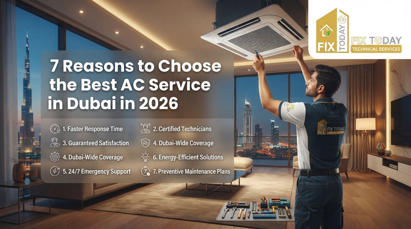 You are currently viewing Top 7 Reasons to Choose Best AC Service in Dubai in 2026