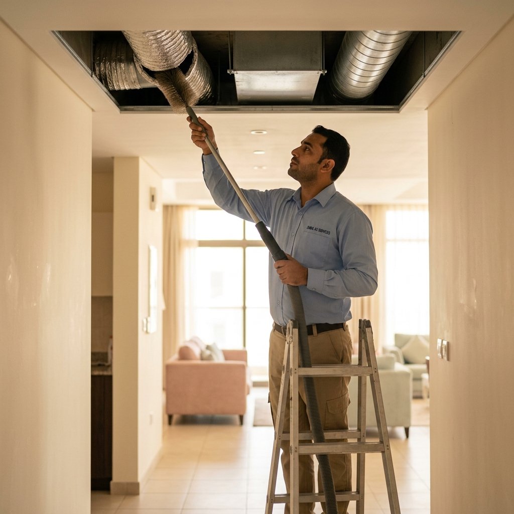 Professional Air Con Maintenance Services in UAE ac vent cleaning