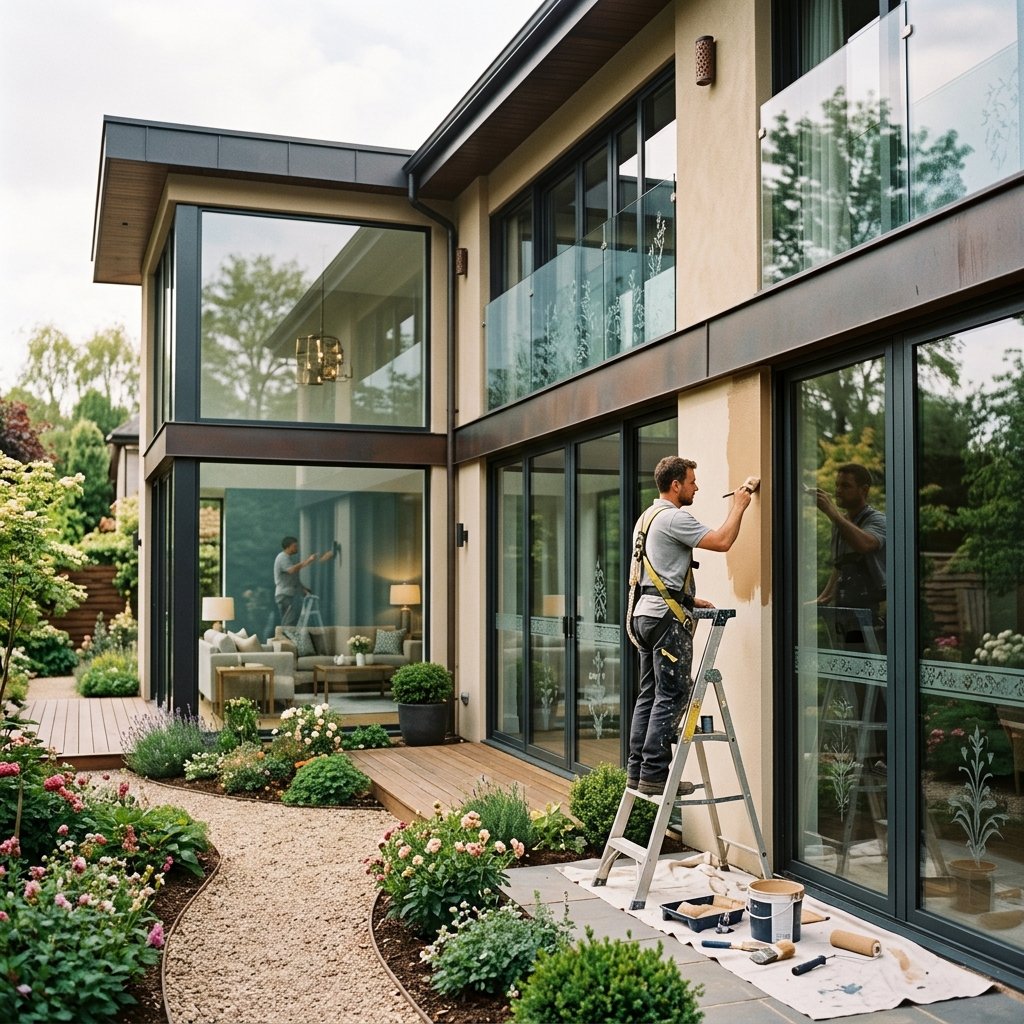 Professional Exterior Painting Services for Homes, Villas & Commercial Buildings