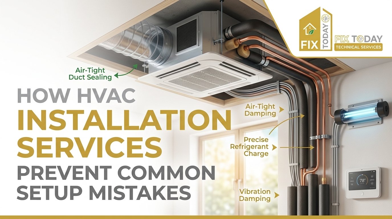 Read more about the article How HVAC Installation Services Prevent Common Setup Mistakes