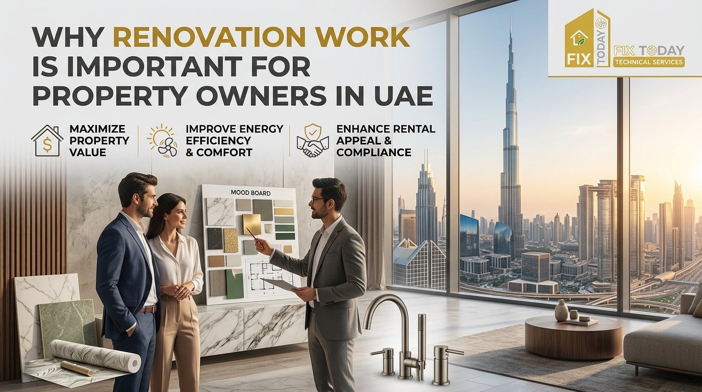 You are currently viewing Why Renovation Work Is Important for Property Owners in UAE