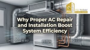 Read more about the article Why Proper AC Repair and Installation Boost System Efficiency