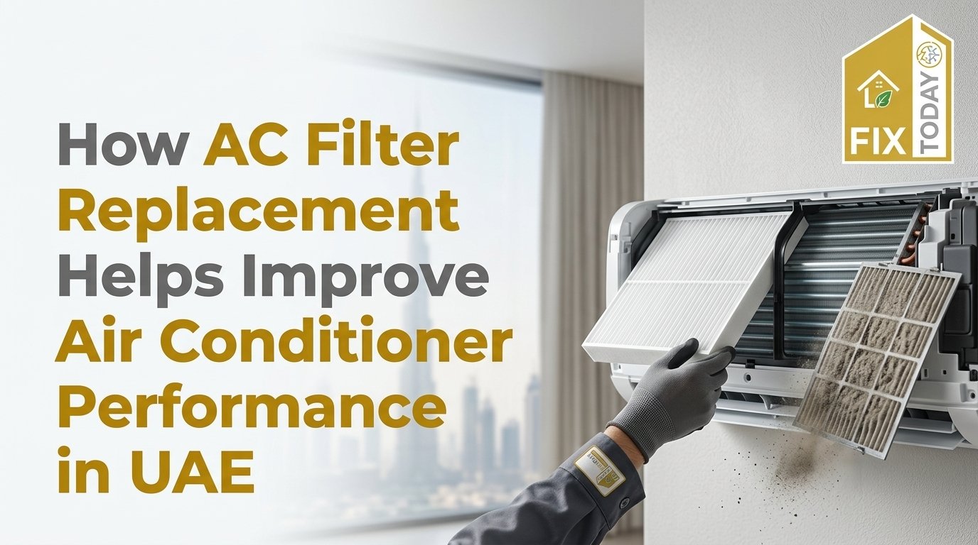 You are currently viewing How AC Filter Replacement Helps Improve Air Conditioner Performance in UAE