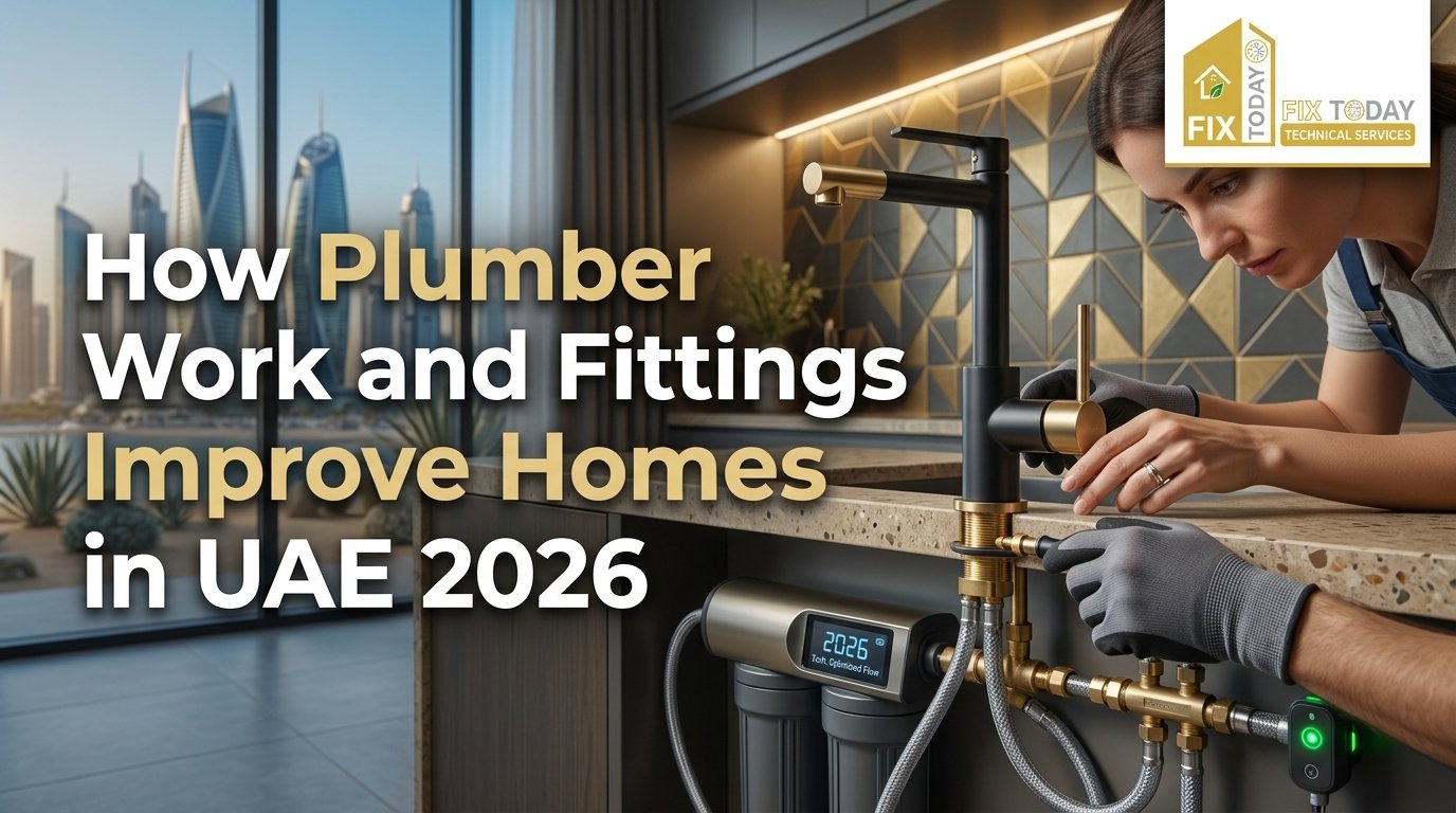 Read more about the article How Plumber Work and Fittings Improve Homes in UAE 2026
