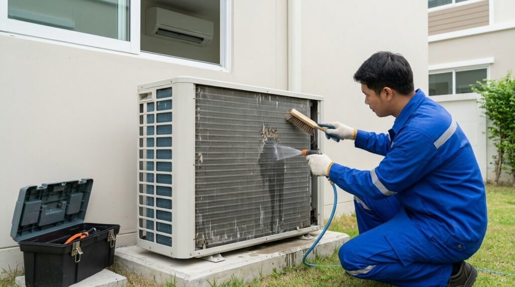 split air conditioner cleaning