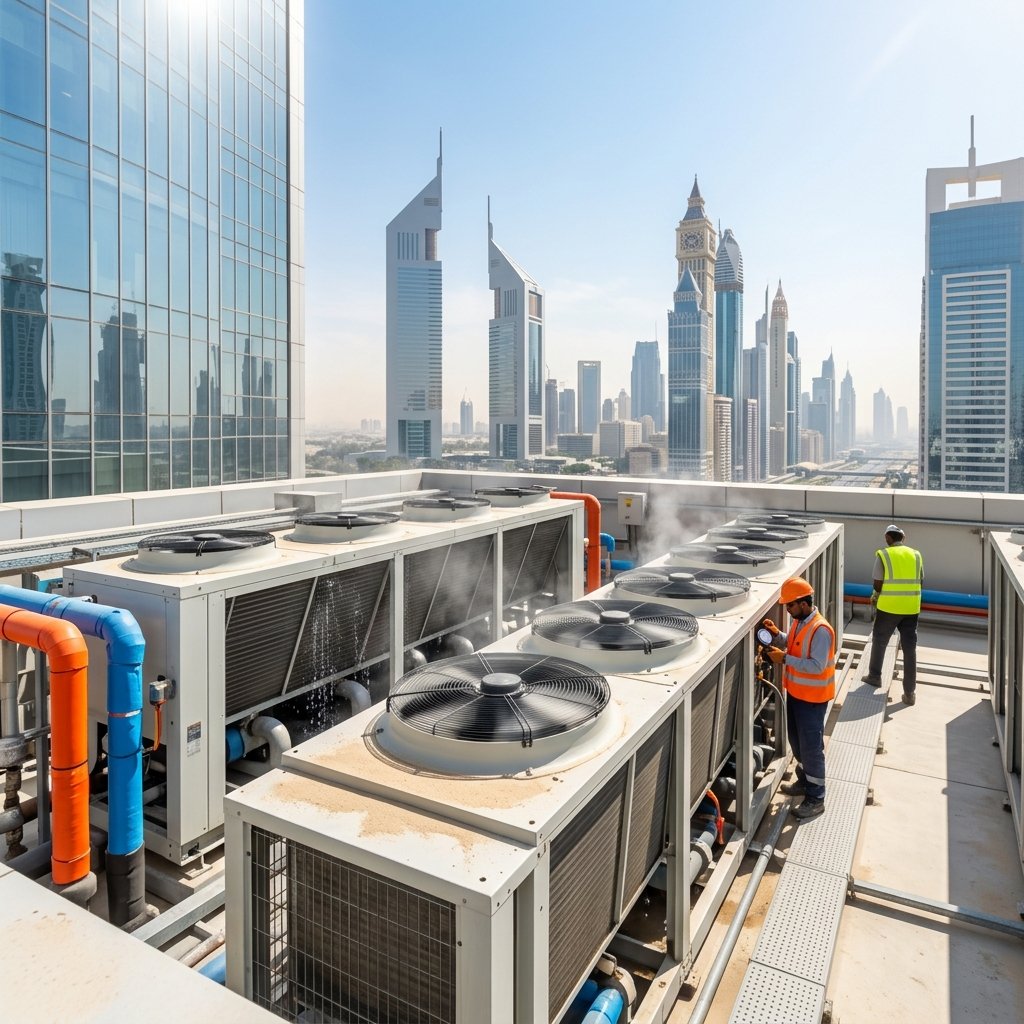 Central AC Maintenance in Dubai for Better Cooling, Cleaner Air & Lower Energy Costs