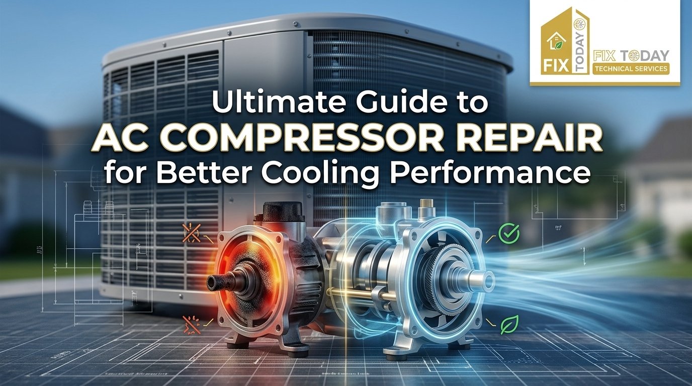 Read more about the article Ultimate Guide to AC Compressor Repair for Better Cooling Performance 