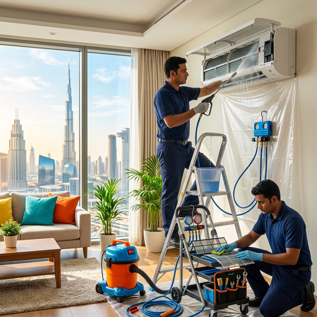 Split AC Maintenance Services in Dubai for Better Cooling and Long Term Performance