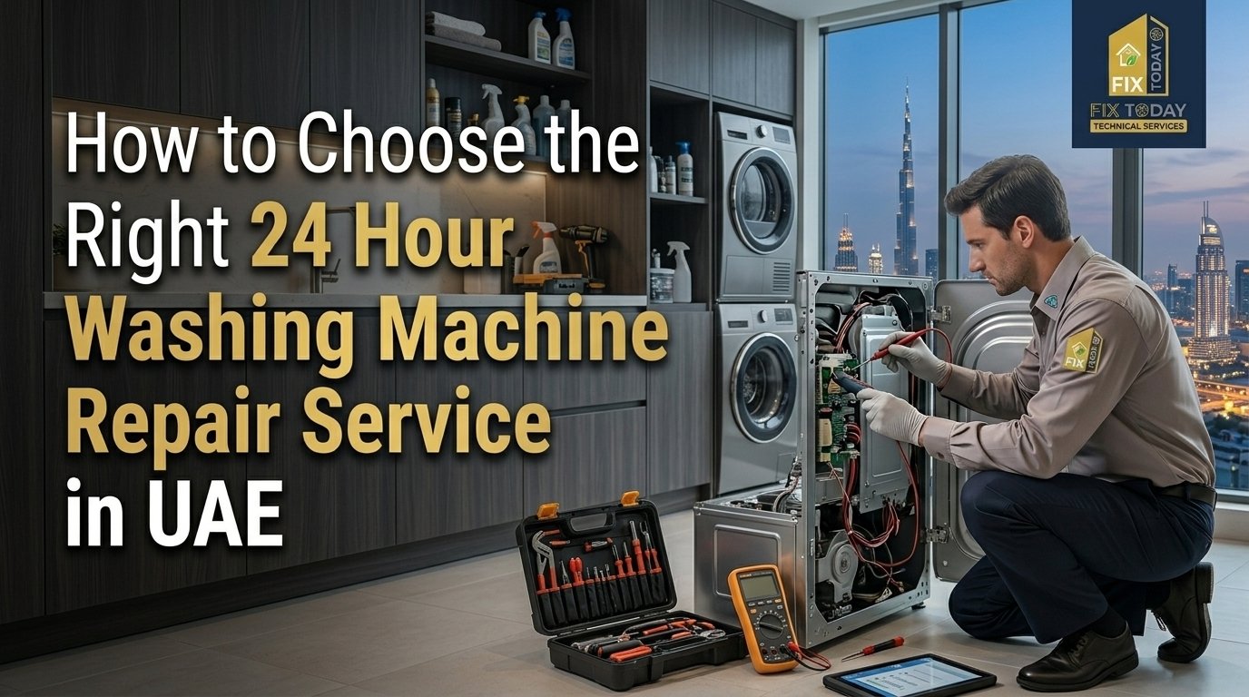 You are currently viewing How to Choose the Right 24 Hour Washing Machine Repair Service in UAE