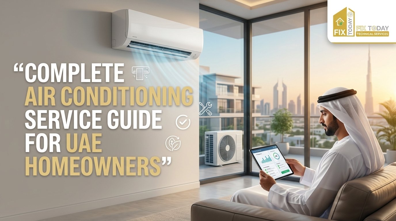 Read more about the article Complete Air Conditioning Service Guide for UAE Homeowners