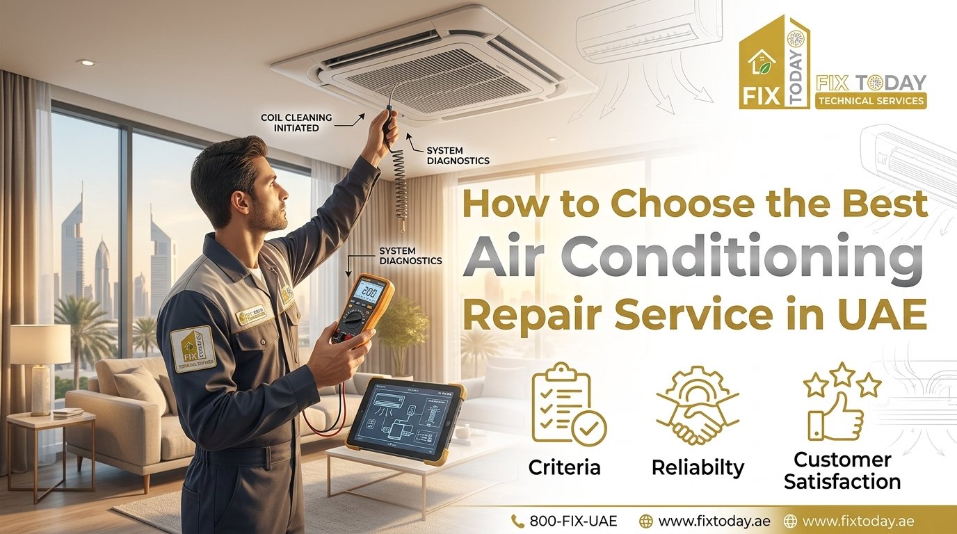 Read more about the article How to Choose the Best Air Conditioning Repair Service in UAE