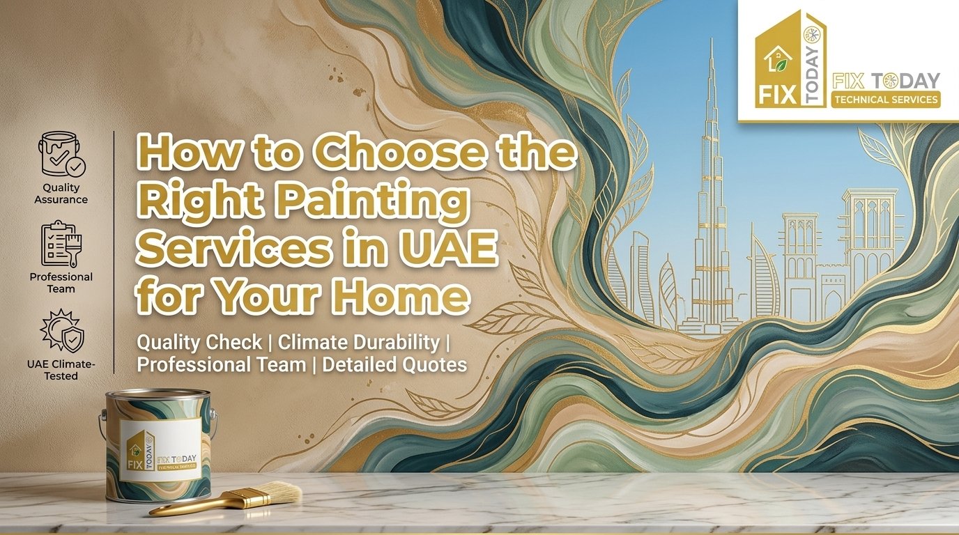 You are currently viewing How to Choose the Right Painting Services in UAE for Your Home