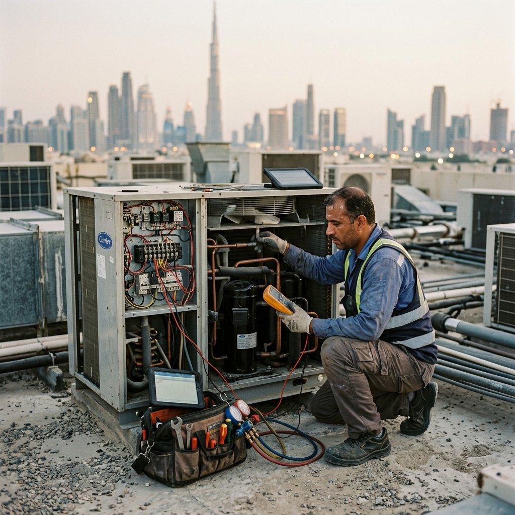 Ducted AC Repair Dubai for Homes, Villas, Offices and Commercial HVAC Systems Across the UAE