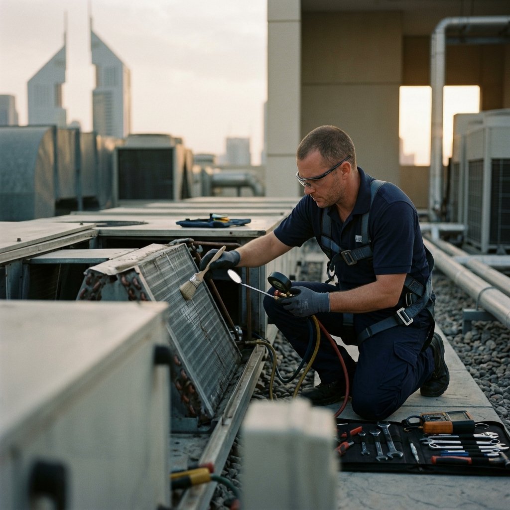 Ducted AC Repair Dubai for Homes, Villas, Offices and Commercial HVAC Systems Across the UAE