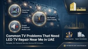 Read more about the article Common TV Problems That Need LED TV Repair Near Me in the UAE