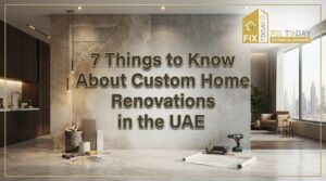 Read more about the article 7 Things to Know About Custom Home Renovations in the UAE